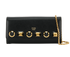 Studded Wallet on Chain, &pound;295, Handbags, Black, Leather, Front view